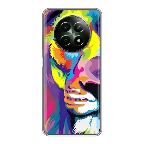Чехол с принтом «Яркий Лев» для Realme 12 5G