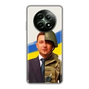 Чохол для RealMe 12 5G (AlphaPrint - с принтом Зеленського) (Зеленский солдат)