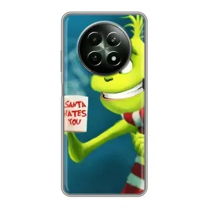 Різдвяні Чохли для RealMe 12 5G (VPrint) (Зелений Грінч)