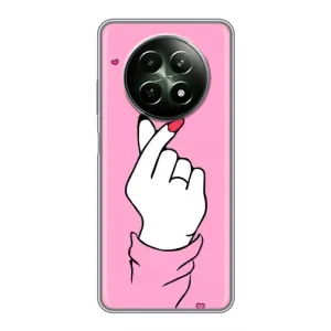 Чохол з принтом для RealMe 12 5G (AlphaPrint - Знак сердечка) (Знак Love)