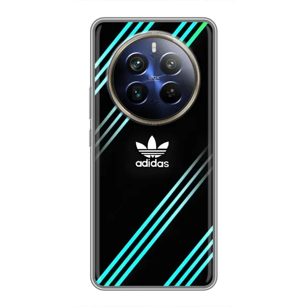 Чохол з принтом «Адідас з полосами» для Realme 12 Plus