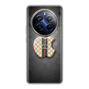 Чохол з принтом «Apple gucci» для Realme 12 Plus