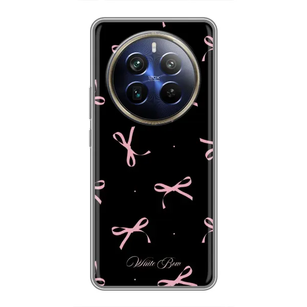 Чехол с принтом «Банты на черном» для Realme 12 Plus