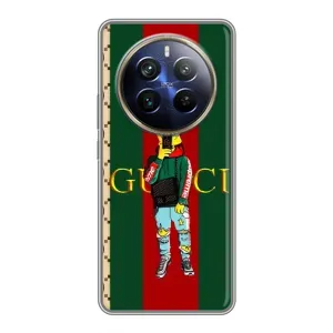 Бренднові Чохли для Realme 12 Plus - (PREMIUMPrint) (Барт ГУЧЧІ)