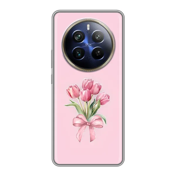 Чехол с принтом «Букет цветов» для Realme 12 Plus