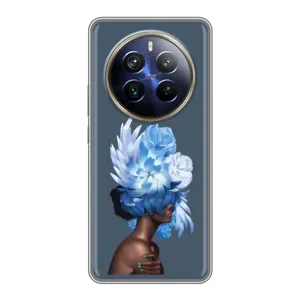Чехлы (ART) Цветы на Realme 12 Plus (VPrint) (Квіти на голові)
