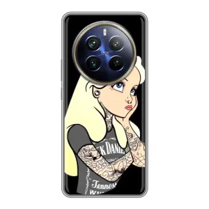 Чохол з друком для Realme 12 Plus - (Мода) (AlphaPrint) (Дівчина в тату)