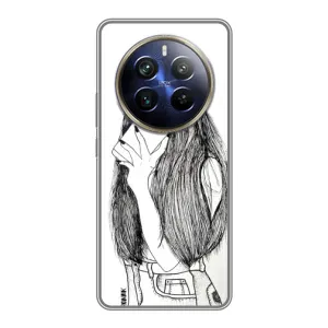 Чохол з друком для Realme 12 Plus - (Мода) (AlphaPrint) (Фото дівчини)