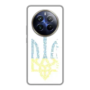 Чохли для Realme 12 Plus Укр. Символіка (AlphaPrint) (Герб з букв)