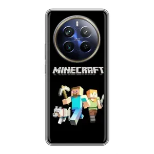 Чохол Майнкрафт на Realme 12 Plus (AlphaPrint) Minecraft (герої Minecraft)