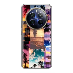 Силиконовый чехол с КАРТИНКАМИ лето для Realme 12 Plus (AlphaPrint) (Летний отпуск)