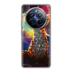 Чехлы с картинкой Лисички для Realme 12 Plus (VPrint) (Лисица в космосе)