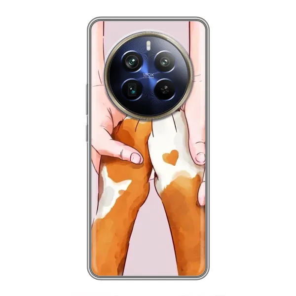 Чохол з принтом «Любовь до собак» для Realme 12 Plus
