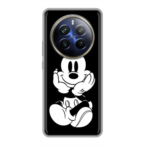 Чохол з принтом «Маус на чорному» для Realme 12 Plus