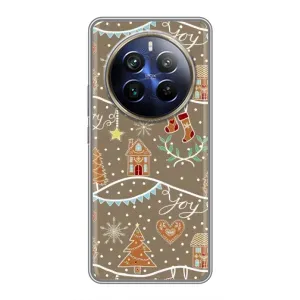 Новорічні, Святкові Чохли для Realme 12 Plus - 2024 год (Новорічні пряники)