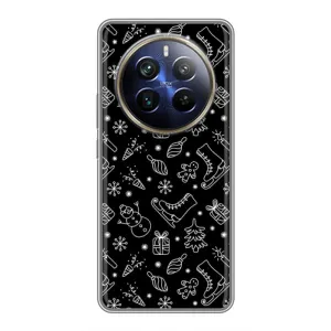 Новорічні, Святкові Чохли для Realme 12 Plus - 2024 год (Новорічний фон)