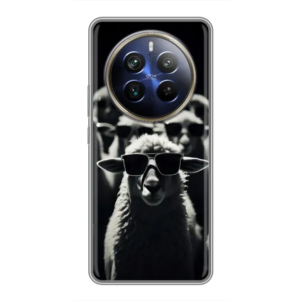 Чохол з принтом «Овечка в окулярах» для Realme 12 Plus