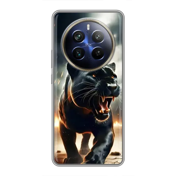 Чохол з принтом «Чорна пантера» для Realme 12 Plus