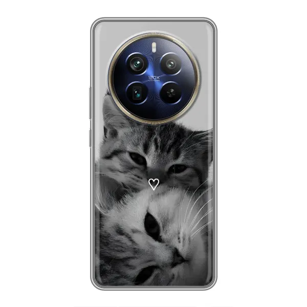 Чохол з принтом «Пара котів» для Realme 12 Plus