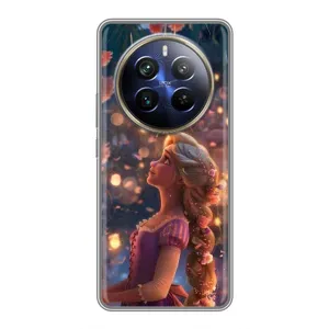 Чехол Рапунцель для Realme 12 Plus (Рапунцель фонарики)
