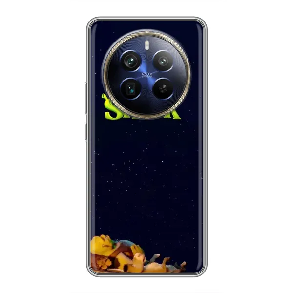 Чехол с принтом «Отдыхающий Шрек» для Realme 12 Plus
