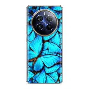 Чохол з принтом «Сині метелики» для Realme 12 Plus