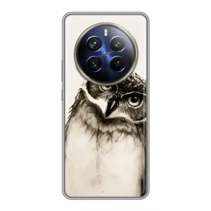 Чохол з пташками на Realme 12 Plus (VPrint) (Сова)