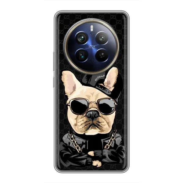 Чехол с принтом «Стильная собака» для Realme 12 Plus
