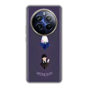 Чохли Венсдей на Realme 12 Plus Уенсдей (AlphaPrint) (Венздей і подруга)