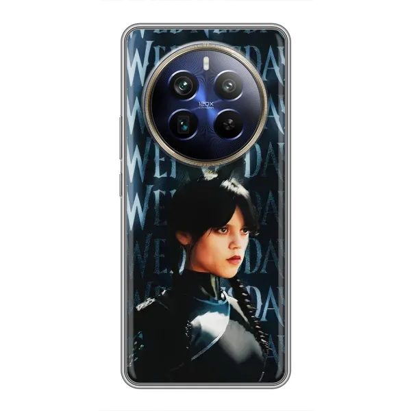 Чохол з принтом «Венздей кішка» для Realme 12 Plus Чохол з принтом «Венздей кішка» для Realme 12 Plus