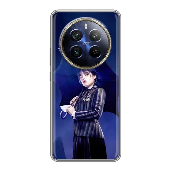 Чохол з принтом «Венздей з парасолькою» для Realme 12 Plus Чохол з принтом «Венздей з парасолькою» для Realme 12 Plus