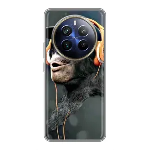 Чохол з Мавпами Realme 12 Plus - (AlphaPrint) (В навушниках)