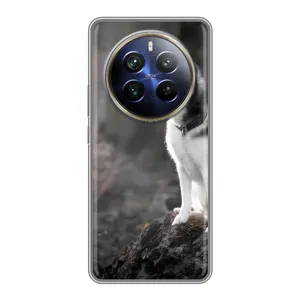 Чохол з Хаскі Realme 12 Plus - (AlphaPrint) (Вірний собака)