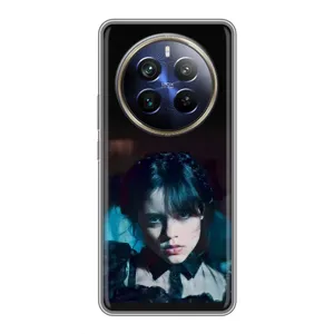 Чохли Венсдей на Realme 12 Plus Уенсдей (AlphaPrint) (погляд Венздей)