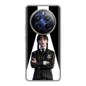 Чохли Венсдей на Realme 12 Plus Уенсдей (AlphaPrint) (W-Wednesday)