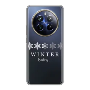 Зимні Чохли для РеалМі 12 Плюс - прозорий фон (Winter loading)