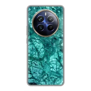 Мраморний чехол на Realme 12 Plus (VPrint) (Зелений мрамор)