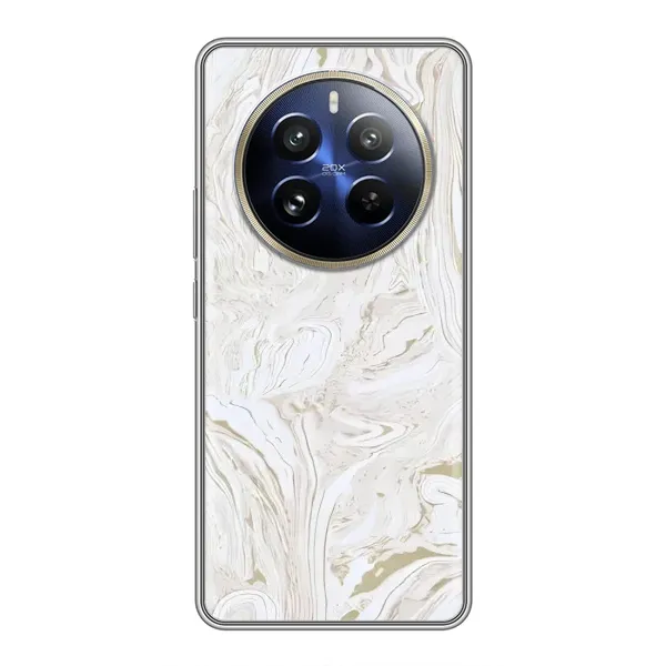 Чехол с принтом «Белый мрамор» для Realme 12 Pro Plus Чехол с принтом «Белый мрамор» для Realme 12 Pro Plus