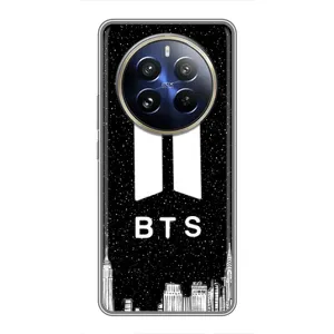 Чехлы BTS для Realme 12 Pro Plus (AlphaPrint) (БТС Лого)