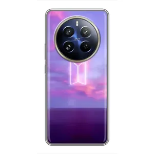 Чехлы BTS для Realme 12 Pro Plus (AlphaPrint) (BTS логотип)
