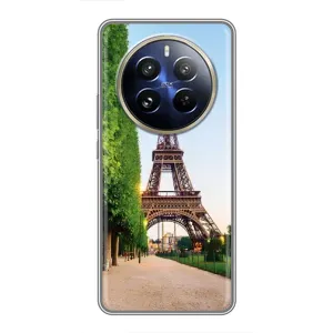 Чехол Эйфелева Башня для Realme 12 Pro Plus - (AlphaPrint) (Дорога в Париж)