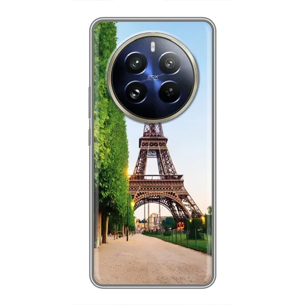 Чехол с принтом «Дорога в Париж» для Realme 12 Pro Plus Чехол с принтом «Дорога в Париж» для Realme 12 Pro Plus