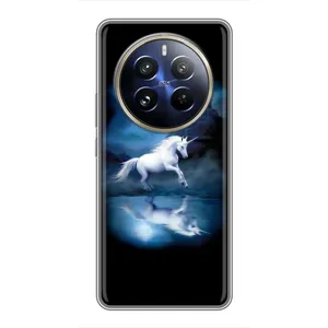 Чехол для Реалми 12 Про Плюс - (Единорожки - Новинки) (AlphaPrint) (Единорог)
