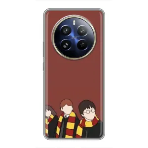 Чехлы с Гарри Поттером для Realme 12 Pro Plus (AlphaPrint) (Гарри с друзьями)