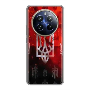 Украинские Чехлы для Realme 12 Pro Plus с картинкой УПА (AlphaPrint) (ГЕРБ УПА)