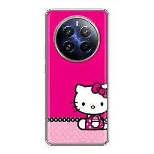 Чехол для Ребёнка на Реалми 12 Про Плюс (VPrint) (Girl KITTY)