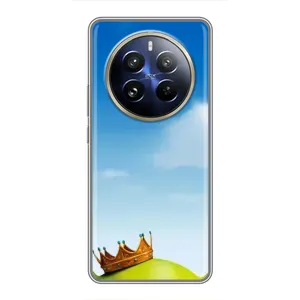 Чехол с мультфильмом Шрек на Realme 12 Pro Plus (Голова Шрека)