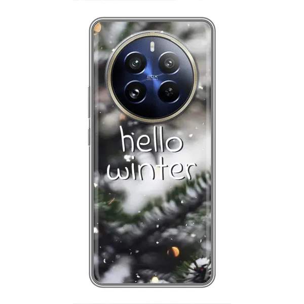 Чехол с принтом «Hello winter» для Realme 12 Pro Plus Чехол с принтом «Hello winter» для Realme 12 Pro Plus