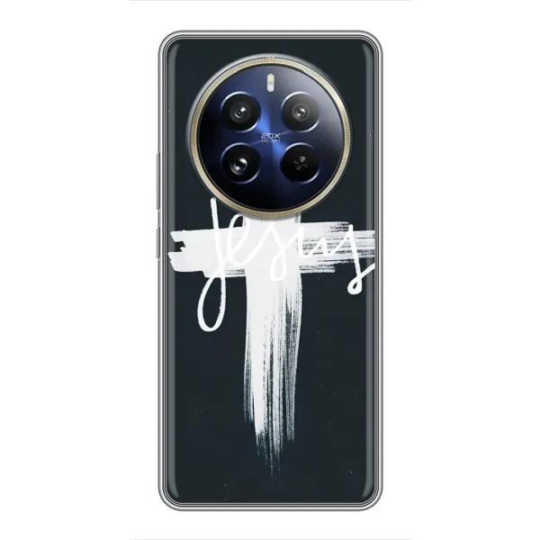Чохол з принтом «Ісус» для Realme 12 Pro Plus