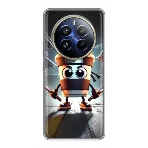 Чохол з мемом Тралалело тралала на Realme 12 Pro Plus (Капучіно асасіно)